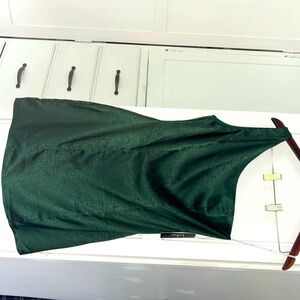 One strap, lulu cocktail dress in a beautiful green fabric. Never worn!